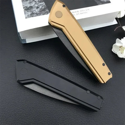 Outdoor EDC Camping Tactical Pocket Knife 440C Blade T6 Aluminum Handle Survival Manual Open Multi-tool Survival Portable Knives