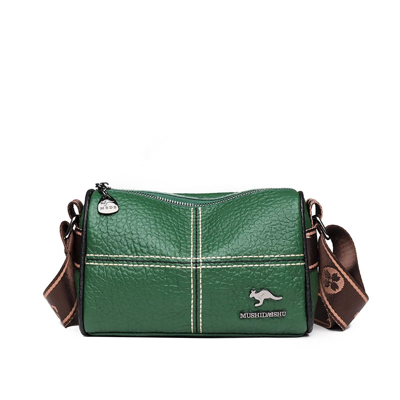 High Quality Soft Leather Womens Shoulder Bag Fashion Trend Pillow Shaped Bags Luxury Brand Female Crossbody Bolsas Sac 2024 New