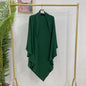 Long Khimar Overhead Hijab Scarf One Piece Amira Prayer Garment Kaftan Eid Ramadan Turkey Dubai Islamic Burqa Headdress Clothing