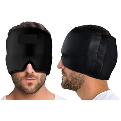 Migraine Relief Hat headache hat Gel Hot Cold Therapy Ice Cap For Relieve Pain Ice Hat Eye Mask