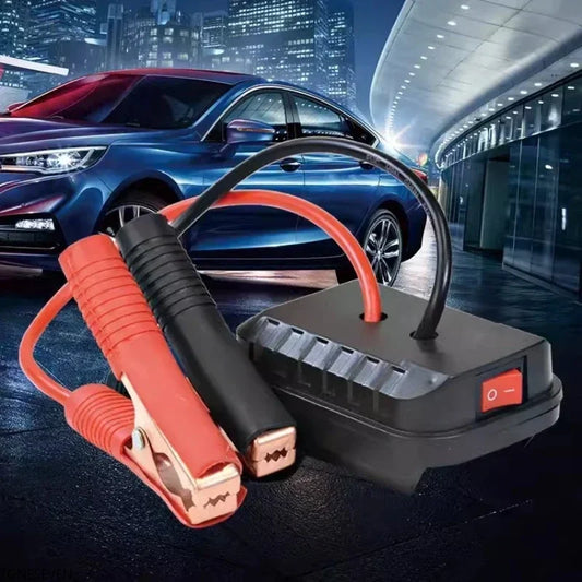 Igniter Jump Starter for Makita Lithium Battery Booster Cable Adapter Emergency Power Kit DIY Converter with Clip