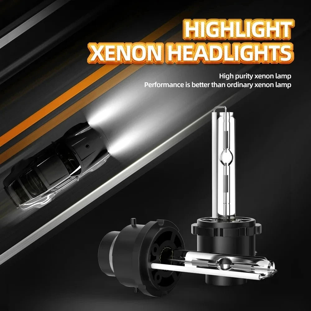 2Pcs D2S HID Xenon Bulb Car Headlight 35W 55W 3000K 4300K 6000K 12000K Auto Headlamp Replacement Light DC12V