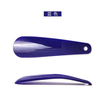 1 PC 16cm Shoe Horns Plastic Spoon Shape Flexible Lazy Shoe Helper Shoes Lifter Pull Shoehorn Slip Handle Shoehorn