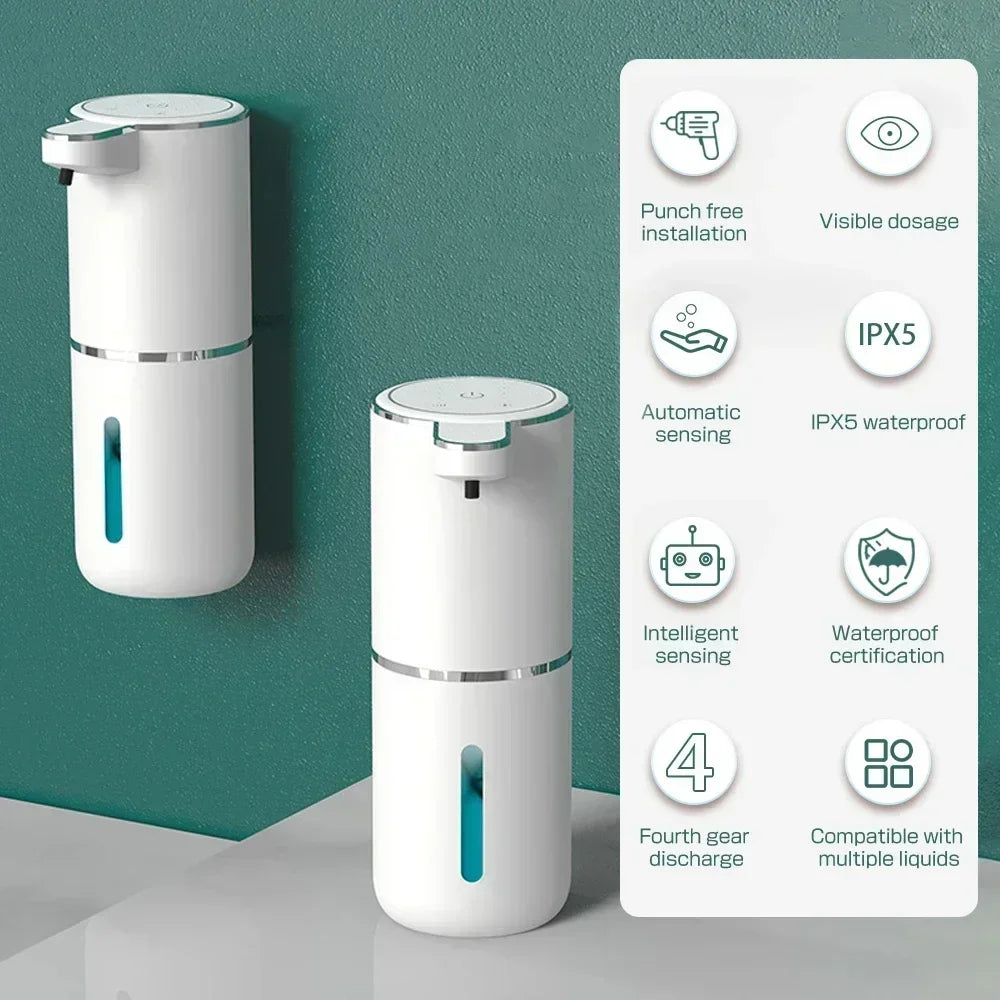 Xiaomi 380ML Automatic Foam Soap P11 Dispenser Bathroom Smart Washing Hand Machine With USB Charging ABS 4 Level Adjustable