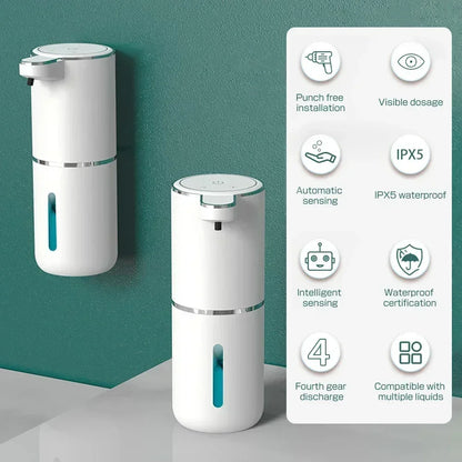 Xiaomi 380ML Automatic Foam Soap P11 Dispenser Bathroom Smart Washing Hand Machine With USB Charging ABS 4 Level Adjustable