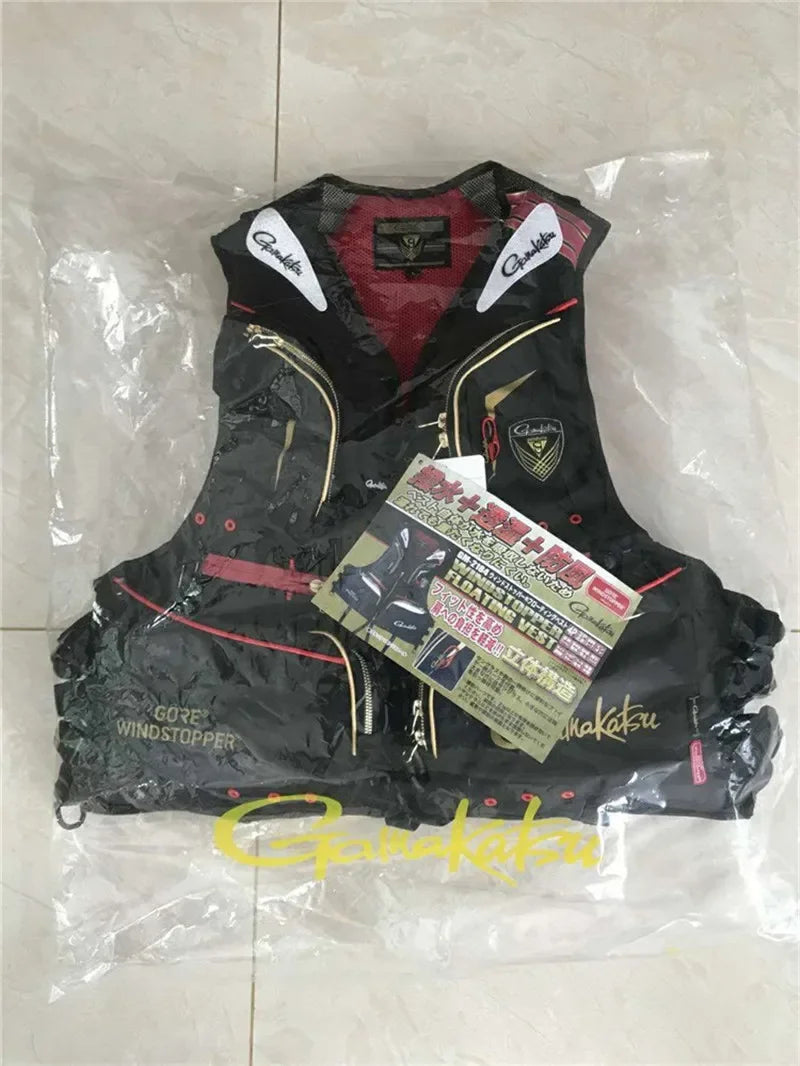 Man Fishing Vest Outdoor Buoyancy Vest for Men Multi-functional Breathable Life Vest Jacket for Drifting Swimming