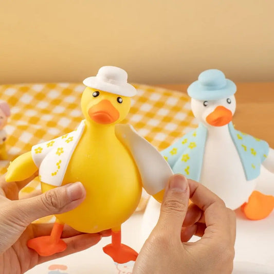 New Duck Stress Relief Squishy Toy Slow Rising Squeeze Antistress Ball Cartoon Home Decor Squishy Stress Reliever Sensory Toys