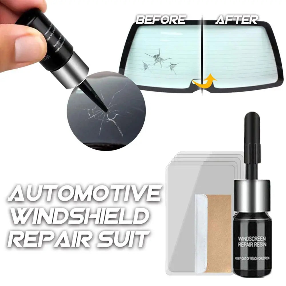Car Glass Scratch Repair Fluid Agent Set Windscreen Window Glass Nano Scratch Crack CrackResin Repair Agent Tools Auto Accessory