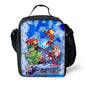 Cartoon Man M-Marvels Iron 3 pcs set Child School Backpack with Lunch Bags ,Pencil Bags School Bags for Boys Girls Best Gift