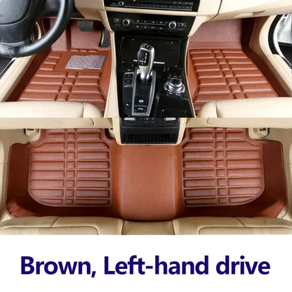Car Floor Mat For Toyota RAV4 XA30 2006 2007 2008 2009 2010 2011 2012 Leather Pad Foot Carpet Left Hand Driver Cover Accessories