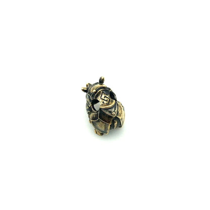 Rhino Knife Paracord Rope Beads Outdoors DIY Tools EDC Brass Personality Lanyard Pendants Knot Necklace Key Rings Accessories