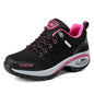 Ladies Casual Shoes Outdoor Thick Soled Wedge Hiking Shoes Ladies Casual Waterproof Hiking Sneakers Non-slip Camping Shoes
