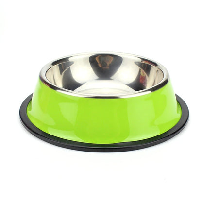 200-1600ml Stainless Steel Dogs Bowl Cats Non Slip Food Drinking Water Eating Container Dish Puppy Kitten Feeder Pet Supplies