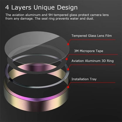 Back Camera Glass For Samsung A55 5G 9D Camera Protective Glass Samung Sumsung A 55 35 25 15 2024 Rear Matel Lens Protector Ring