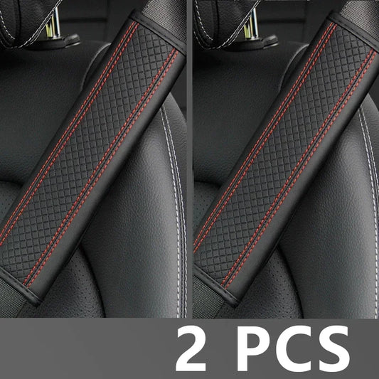 Pu Leather Car Seat Belt Safety Belt Shoulder Cover Breathable Protection Seat Belt Padding Pad