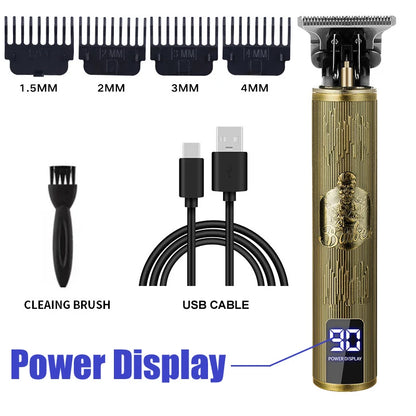 T9 Electric Hair Clippers Vintage Hair Trimmer Barber Hair Cutting Machine Mens Gifts Beard Shavers Shaving Machine
