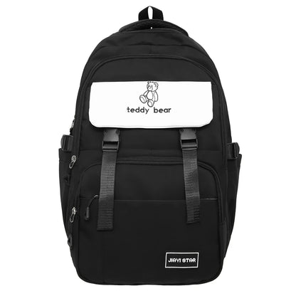 Backpack Large Capacity Male And Female Students New Fashion Korean Version Of Leisure Travel.