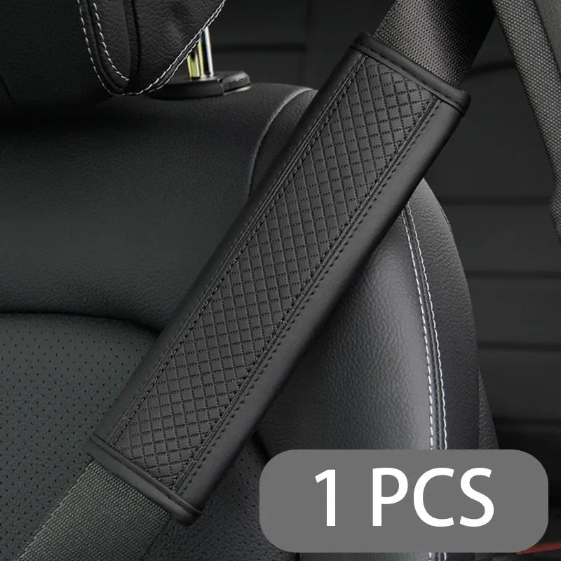 Pu Leather Car Seat Belt Safety Belt Shoulder Cover Breathable Protection Seat Belt Padding Pad
