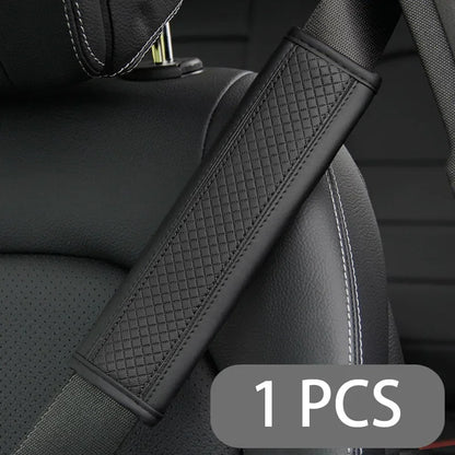 Pu Leather Car Seat Belt Safety Belt Shoulder Cover Breathable Protection Seat Belt Padding Pad