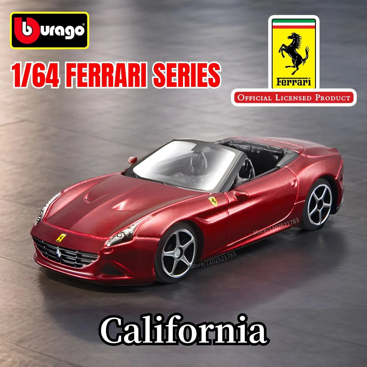 Bburago 1:64 Ferrari 488 Pista Replica Car Model Scale F40 F50 458 296 GTB Enzo Diecast Traffic Miniature Art Figure Kid Boy Toy