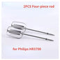 2pcs for Philips HR3700 Electric Whisk Stainless Steel Whisk Head Accessories