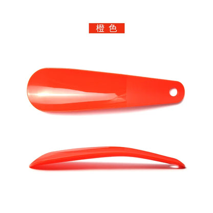 1 PC 16cm Shoe Horns Plastic Spoon Shape Flexible Lazy Shoe Helper Shoes Lifter Pull Shoehorn Slip Handle Shoehorn