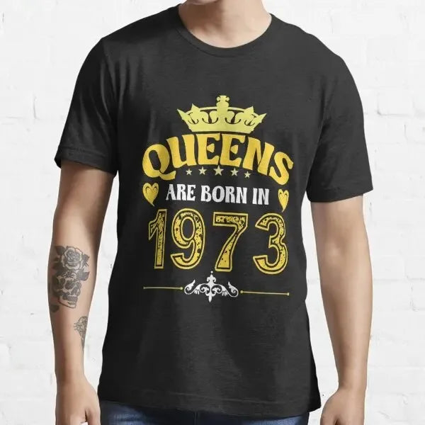 50th Birthday Tee Vintage Legends Born In 1972 50 Years Old T-Shirt Casual Blouse Camiseta Hombre Loose Cool Print Leisure Humor