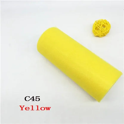 Tulle Roll Width15cm 25Yards Wedding Decoration Roll Spool DIY Fabric Decorative Crafts Christmas Kids Queen Skirts