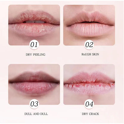 Rabbit Black Lip Balm Gloss Not Dryness Peach Transparent Lip Tint Moisturizing Lips Makeup Base Children's Lipsticks For Girl