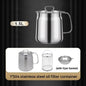 304 Stainless Steel Versatile Oil Filter Vessel Large Capacity with Filter Frying Basket Deep Fryer Separating Grease Separator