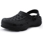 Shevalues Fashion Men Clogs Slippers Casual Hole Beach Sandals Outdoor Men Garden Shoes Summer Soft Sandals Home Bathroom Slides