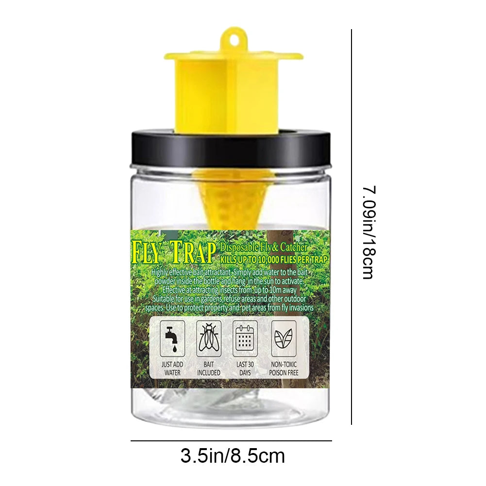 Hanging Fly Trap Disposable Fly Catcher Bag Mosquito Killer Flycatcher Insect Bug Killer Flies Trap For Outdoor Garden Orchards
