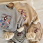Boys Girls Padded Fashion Sets Children Autumn Winter Cartoon Suits Kids Casual Sweatshirt+Pants 2Pcs Outfits New Trend Clothing