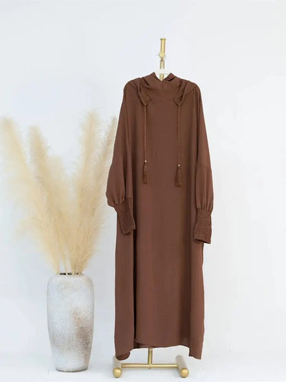 Ramadan Niqab Khimar Muslim Abaya Damen Dubai Turkey Islam Prayer Clothes Women Jilbab Modest Dress Kaftan Robe Femme Musulmane