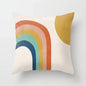 45*45cm simple plant print pattern cushion cover home decoration living room sofa chair pillow cover