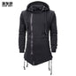 Autumn New Men Hoodies Sweatshirts Casual Solid Long Sleeve Hoodie Men Slim Fit Dark Hooded Loose Jacket Coats