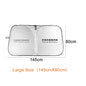 Flodable Car Windshield Sunshade Auto Accessories For Changan Cs95 CS35 2020 Cx70 Cs55 Cs75 Plus 2017 Filter Bunper CS15 Eado