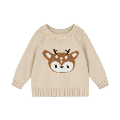 Baby Boys Girls Spring Fall Sweater Clothes Suits Infant Sweater Tops + Pants Newborn Toddler Warm Outwear Clothing