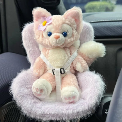 15-17cm Car Doll Seat  Labubu Doll Safety Seat Cute Doll Air Outlet Aromatherapy Decoration Car Interior Decoration