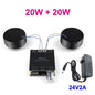 2*25W Audio Portable Resonance Vibration Speaker Bluetooth-Compatible DIY Stereo Class D Power Amplifier Subwoofer HiFi System