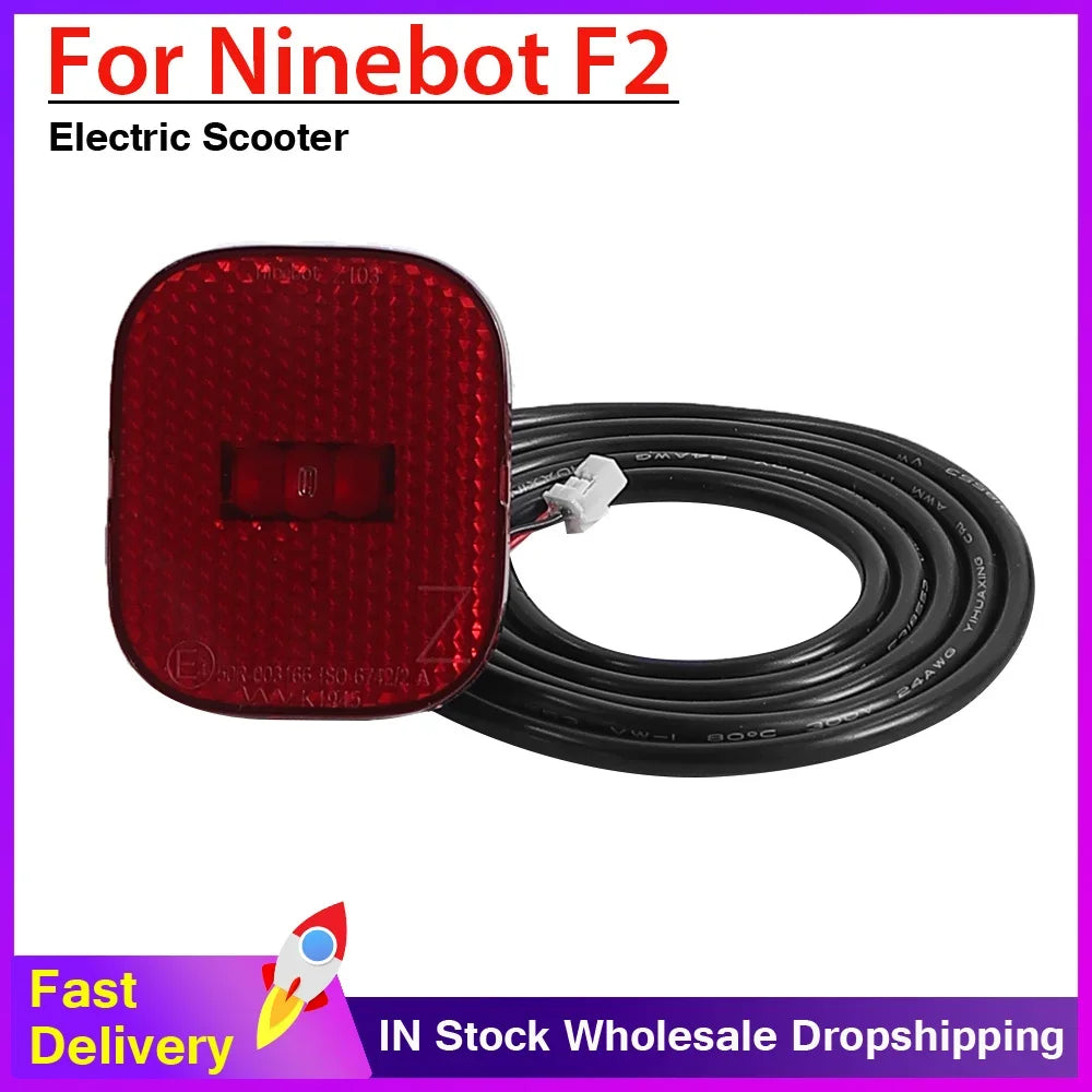 Taillight Parts Warning Brake LED Lamp For Ninebot by Segway F2 Electric Scooter Mudguard Tail Light KickScooter Accessories