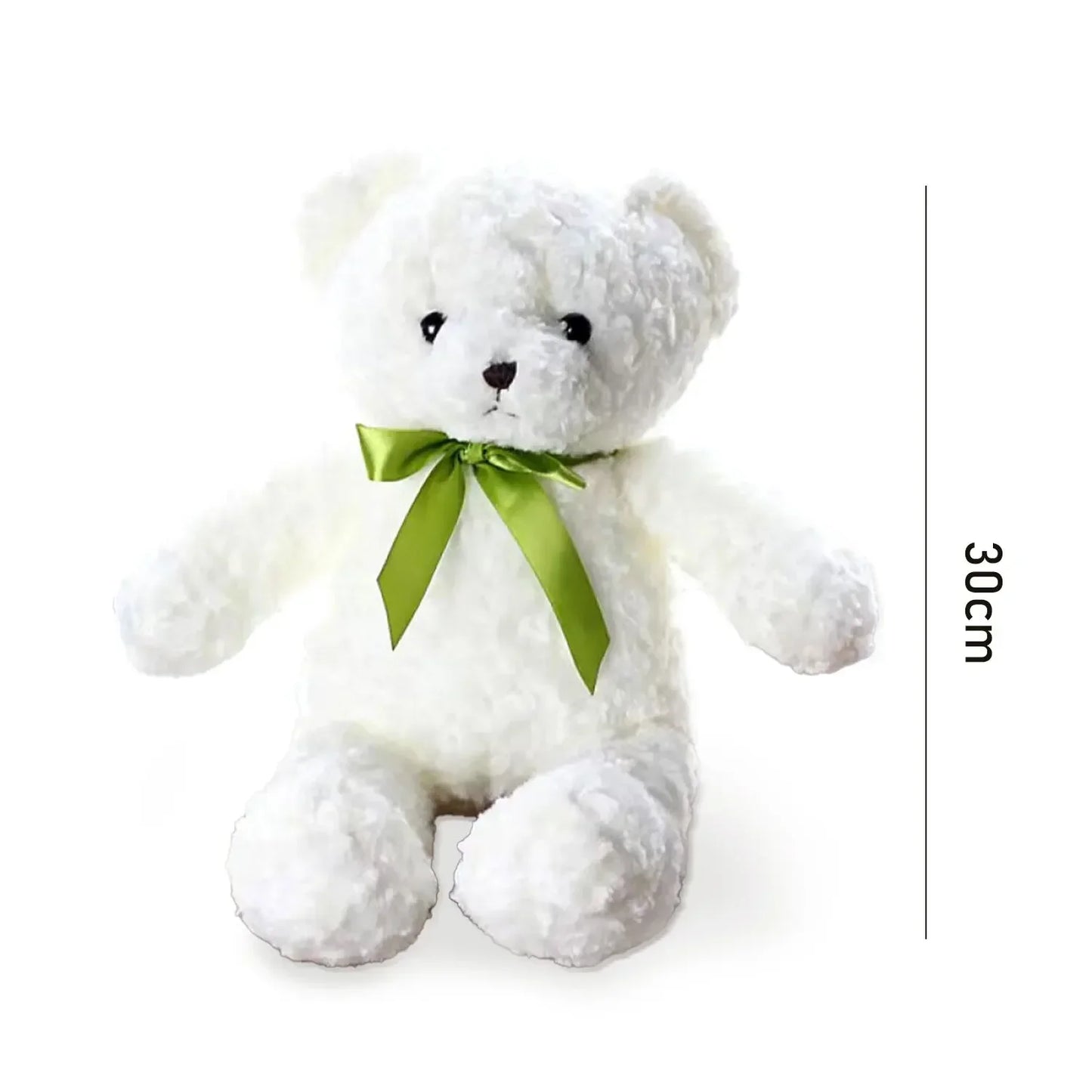 30CM Cute Classic Teddy Bear Plush Toy Soft Bow Bear Plush Pillow Doll Girl Valentine's Gift Wedding Accompanying Gift