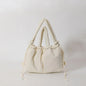 Casual Nylon Soft Padded Handbag Designer Soft Puff Women's Shoulder Crossbody Bag Simple Retro Large Capacity Handbag-ll