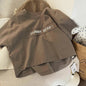 Fashion letters Cute Baby Long Sleeved T-shirt Children Clothes Tops Boy's Sweatshirt Kids O-neck Pullover Blouse 1-9T