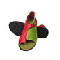 Multicolored Sandals Female Shoe Strappy Heels Large Size Slip-on Loafers Summer Women's Girls Big Comfort Closed Elastic Band