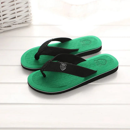 Flip-Flops For Men 2024 Summer Anti-Skid Breathable Home Outdoor Comfortable Slippers Daily Casual Men Flip-Flops Beach Slippers