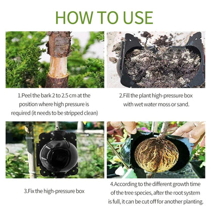 Plant Rooting Grow Ball Transplant Nursery Ball Sapling Propagation Grafting Breeding Reusable Case for Home Gardening Tools