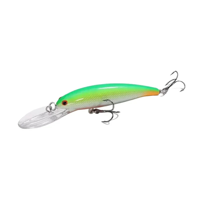 Minnow 90mm/12g Long Throw Fishing Lures Deep Diving Sea fishing Hard Crankabits Wobblers Ocean Boat Fishing Tackle