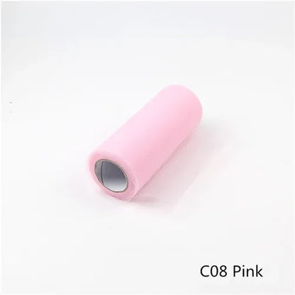 Tulle Roll Width15cm 25Yards Wedding Decoration Roll Spool DIY Fabric Decorative Crafts Christmas Kids Queen Skirts