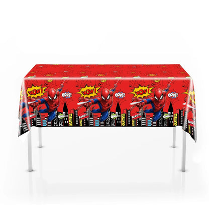 Tablecloth Decorations Spiderman Birthday Party Supplies Spiderman Theme Disposable Table Cover Kid Birthday Party Supplies Baby